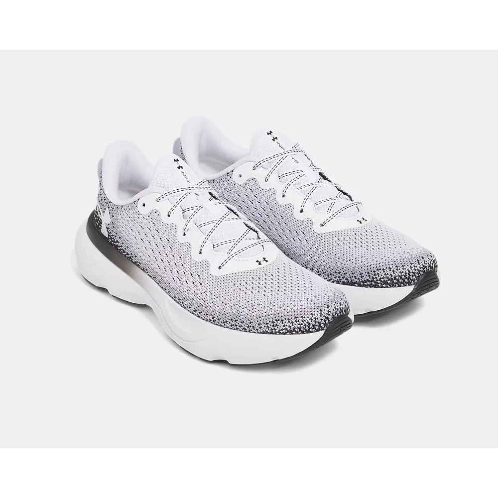 Under Armour® (Men's 9 M) UA Infinite™ Running Shoes in White/Black - $110